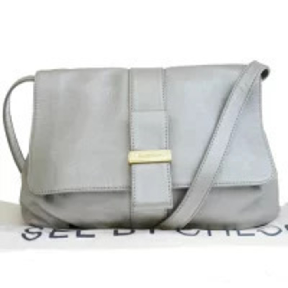 See by Chloe shoulder bag silver leather